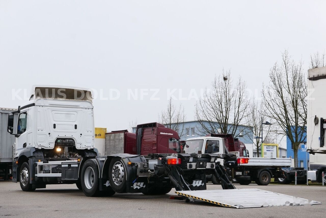 Containerbil/ Växelflak lastbil Mercedes-Benz Actros 2540 6x2 BDF Container truck + tail lift: bild 4