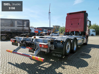 Containerbil/ Växelflak lastbil Mercedes-Benz Actros 2545 / VOITH Retarder / LENKACHSE !!!: bild 5