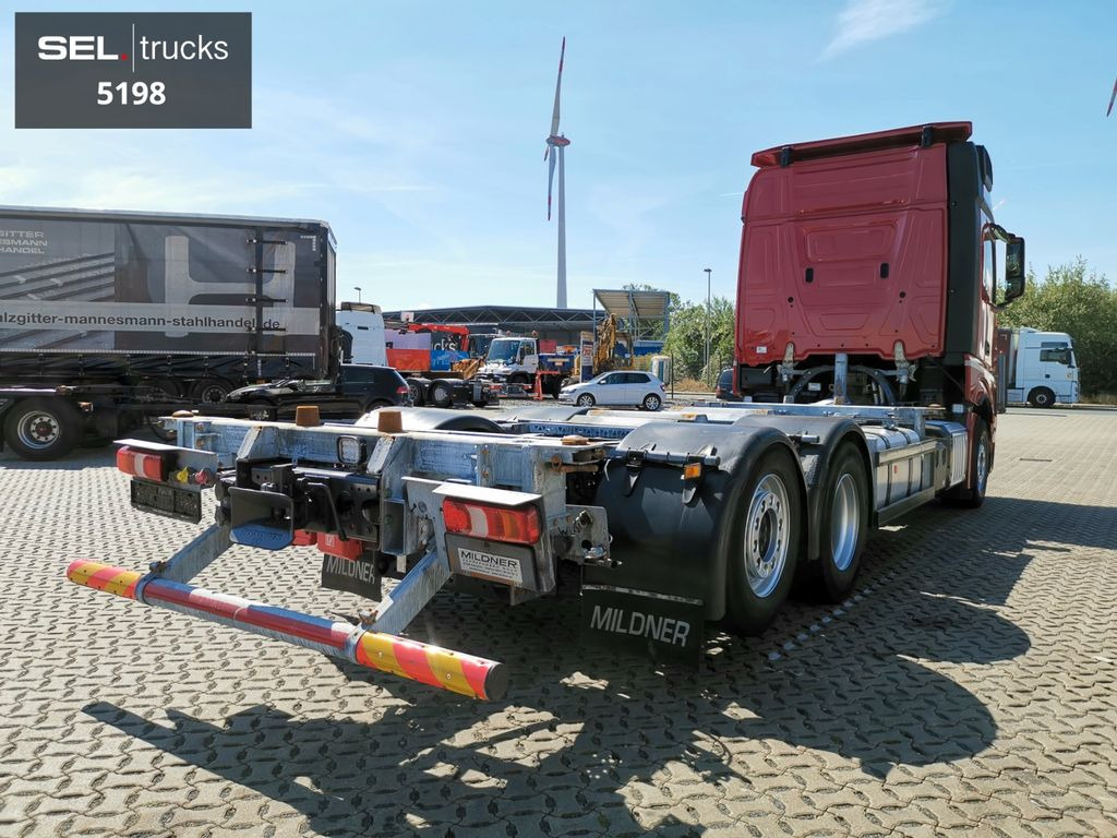 Containerbil/ Växelflak lastbil Mercedes-Benz Actros 2545 / VOITH Retarder / LENKACHSE !!!: bild 5