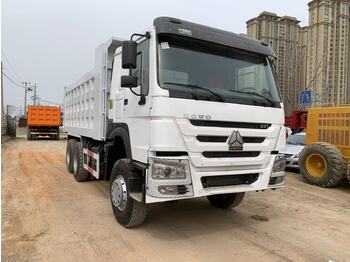 Tippbil lastbil för transportering tunga maskiner SINOTRUK HOWO Dump truck 371 6x4: bild 1