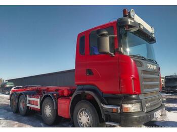 Lastbil med kabelsystem Scania R500 8x4 vaijerilaite,rautajouset, napaperät: bild 1