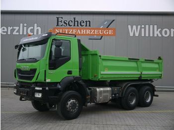 Tippbil lastbil Iveco AD260T41W 6x6 Meiller 3SKipper Bordmatik Manuell