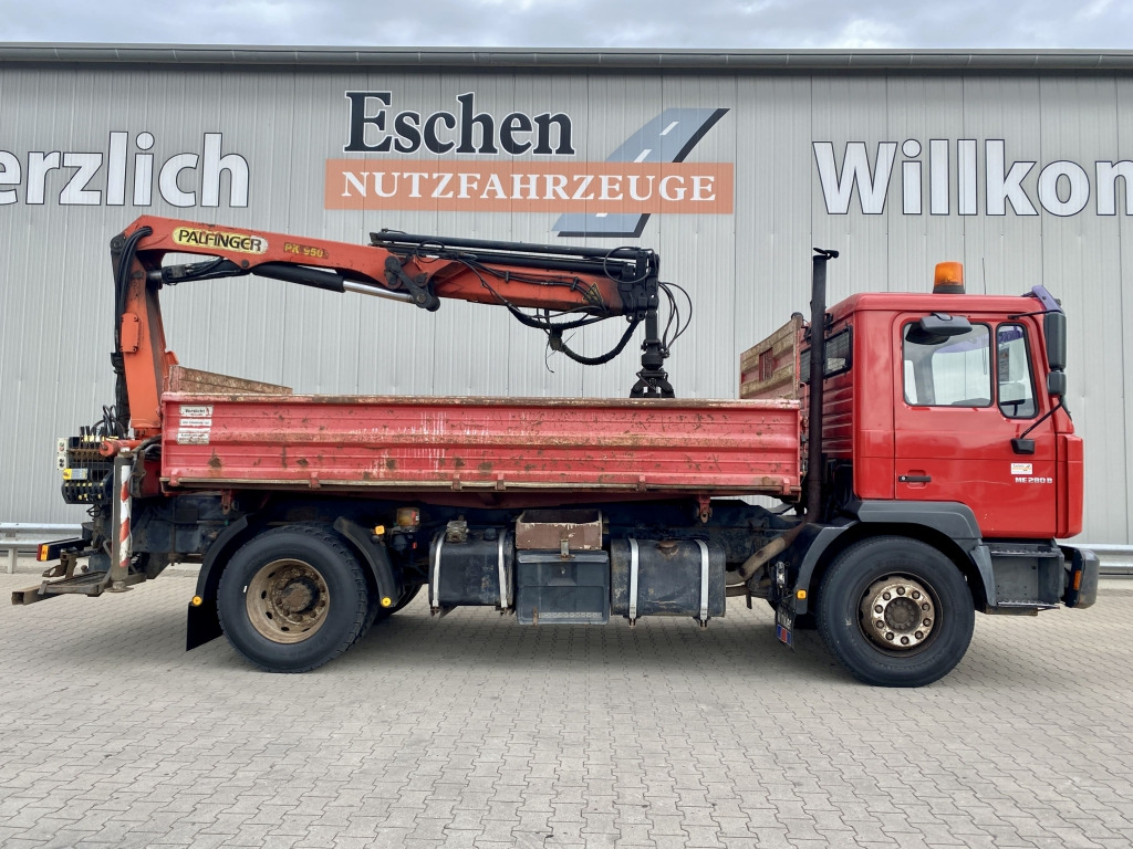 Tippbil lastbil MAN 18.285 MC / Palfinger PK 9501