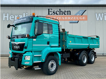 Tippbil lastbil  MAN 26.460 6x4|MEILLER/Bordmatik*Navi*Kommunalschild