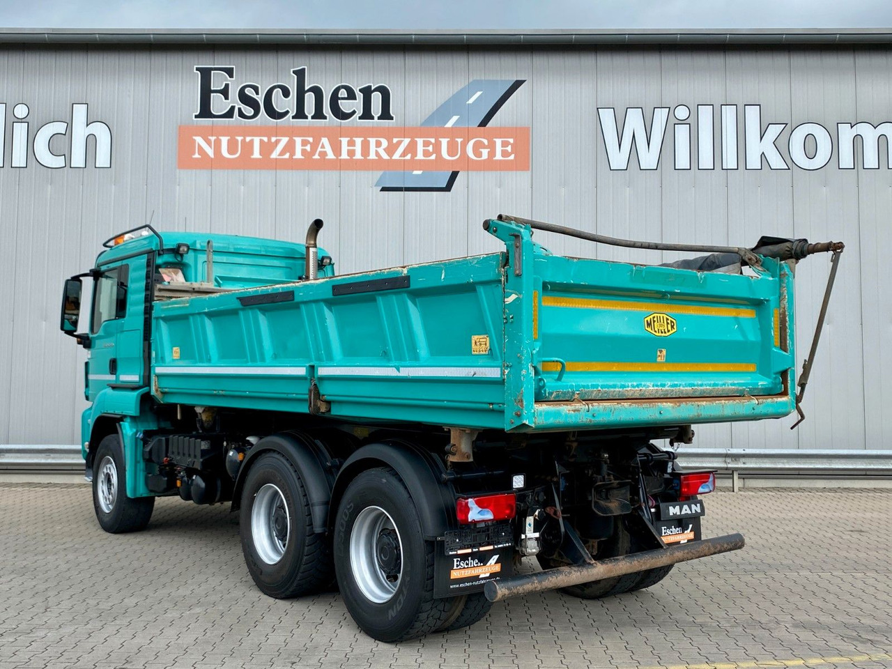 Tippbil lastbil MAN 26.460 6x4|MEILLER/Bordmatik*Navi*Kommunalschild