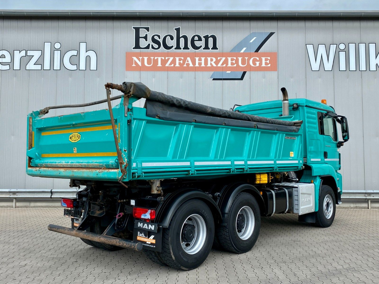 Tippbil lastbil MAN 26.460 6x4|MEILLER/Bordmatik*Navi*Kommunalschild