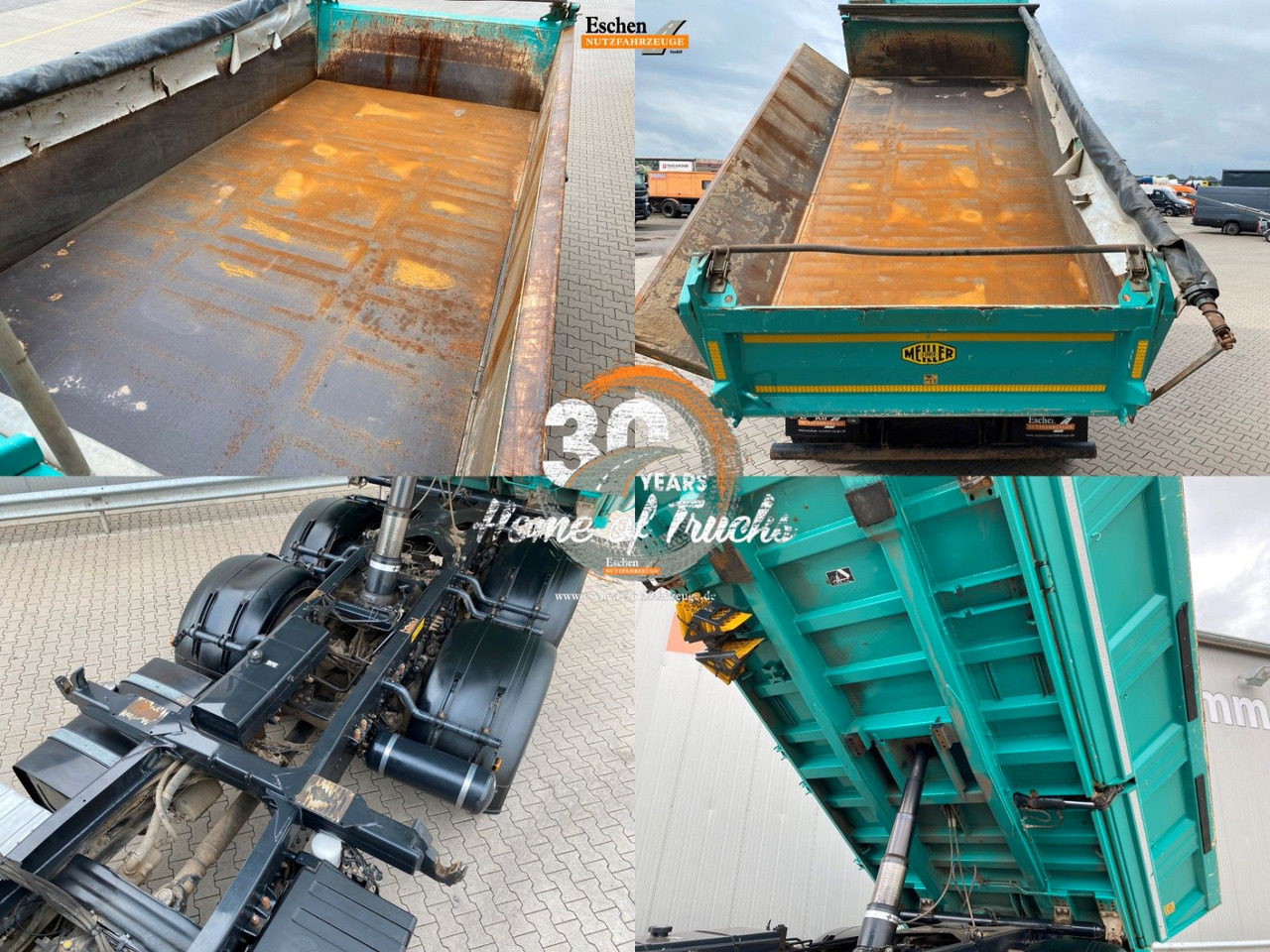 Tippbil lastbil MAN 26.460 6x4|MEILLER/Bordmatik*Navi*Kommunalschild