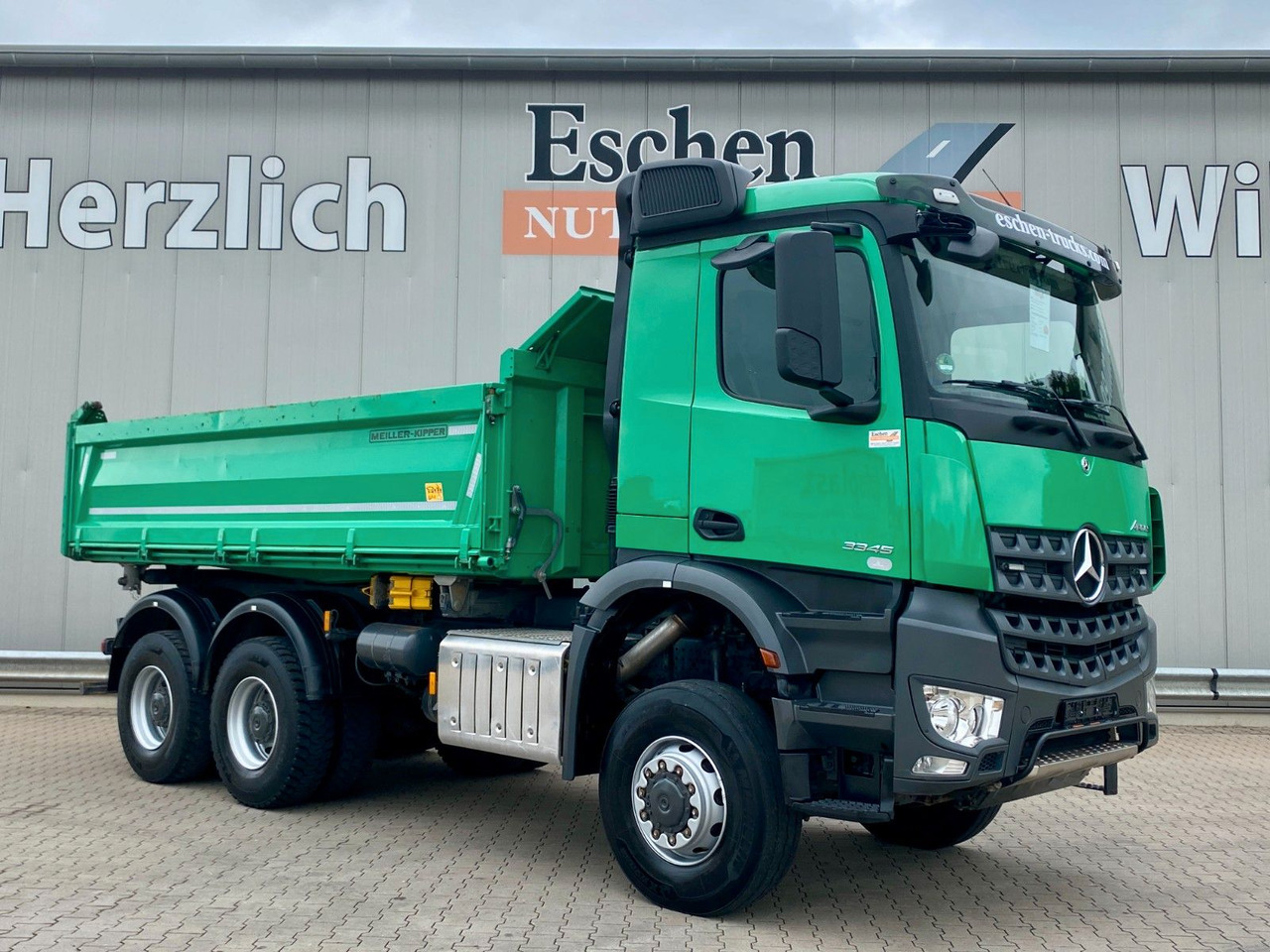 Tippbil lastbil Mercedes-Benz Arocs 3345 6x6 | MEILLER*Bordmatik*Blatt*AHK+Oel