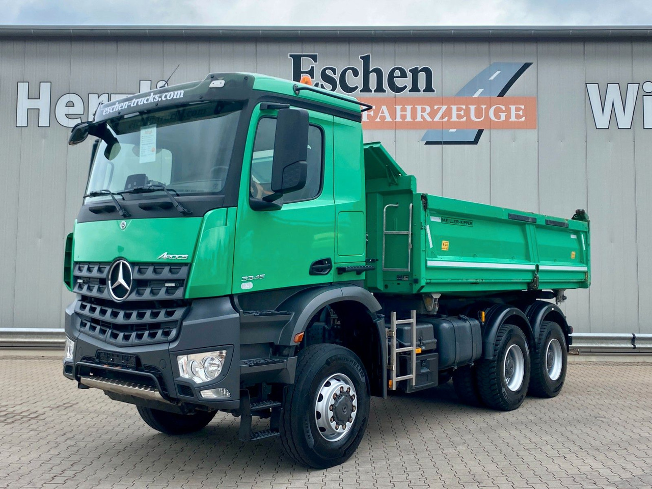 Tippbil lastbil Mercedes-Benz Arocs 3345 6x6 | MEILLER*Bordmatik*Blatt*AHK+Oel