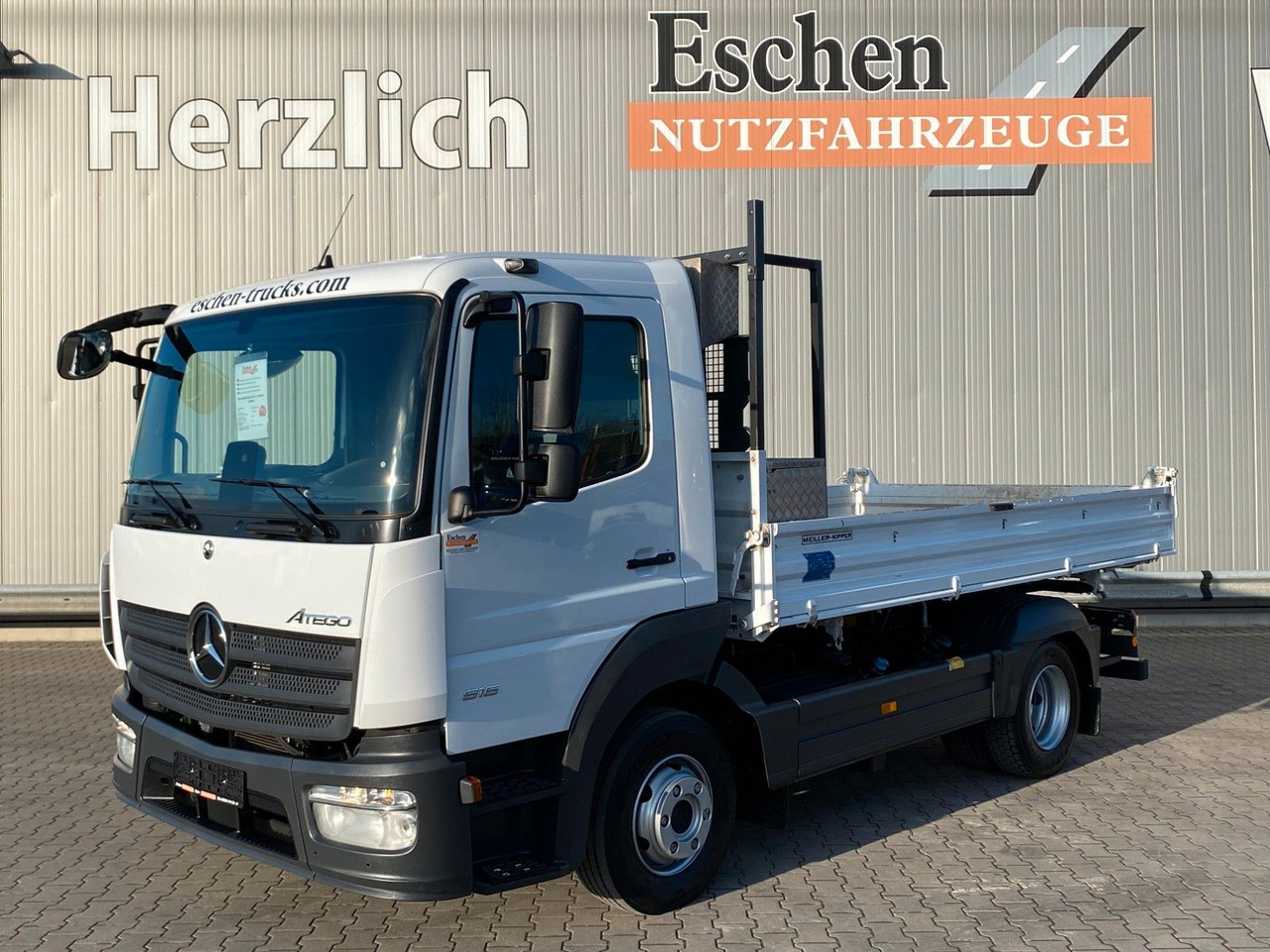 Tippbil lastbil Mercedes-Benz Atego NEW 816 K MEILLER-3-S-Kipper*Klima*3 Sitze