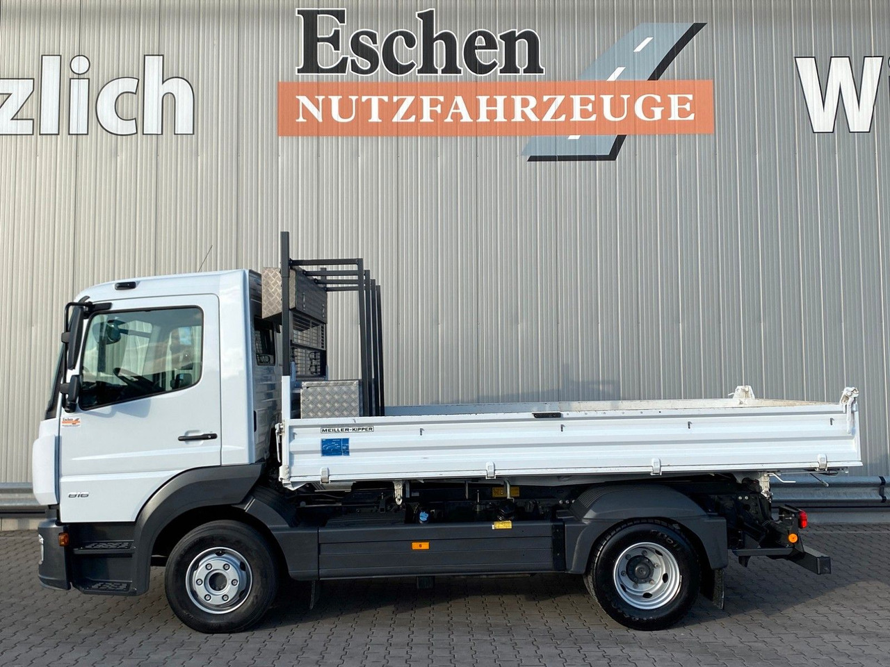 Tippbil lastbil Mercedes-Benz Atego NEW 816 K MEILLER-3-S-Kipper*Klima*3 Sitze