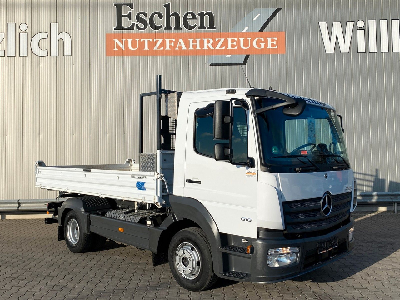 Tippbil lastbil Mercedes-Benz Atego NEW 816 K MEILLER-3-S-Kipper*Klima*3 Sitze
