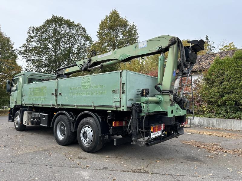 Tippbil lastbil Mercedes-Benz DB 2546 LL 6x2 Kranwagen 2-Seit.Kipper Lenkachse
