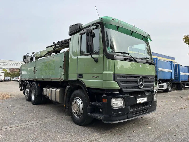 Tippbil lastbil Mercedes-Benz DB 2546 LL 6x2 Kranwagen 2-Seit.Kipper Lenkachse