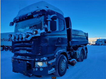 Scania R480 6x2 With Zetterbergs tipper box and underlyin - tippbil lastbil