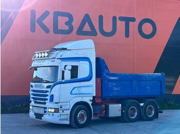 Tippbil lastbil Scania R 620 6x4 TIPPER + SADDLE COMBI