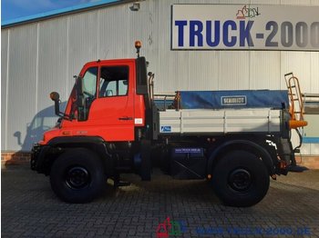 Tippbil lastbil, Utility/ Specialfordon Unimog U300 Winterdienst Salzstreuer Wechsellenkung: bild 1