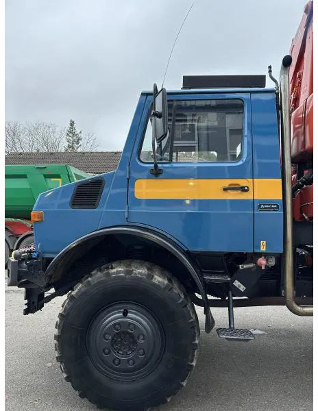 Lastbil Unimog U 1500 (425) Ferrari Kran 147.2A*Jib* TÜV NEU!