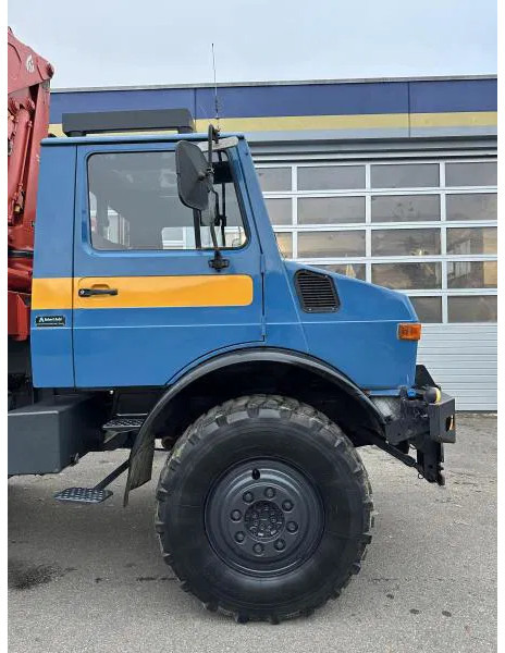 Lastbil Unimog U 1500 (425) Ferrari Kran 147.2A*Jib* TÜV NEU!