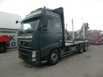 Lastbil, Kranbil för transportering trä Volvo FH 500 6x4  EEV, Holztransporter mit Penz Kran 10Z: bild 1