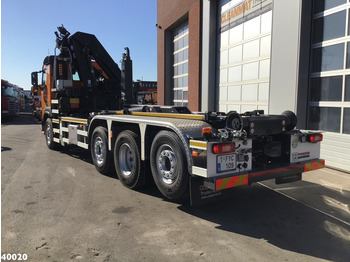 Lastväxlare lastbil, Kranbil Volvo FM 420 8x2 HMF 28 ton/meter laadkraan Welvaarts weighing system: bild 3