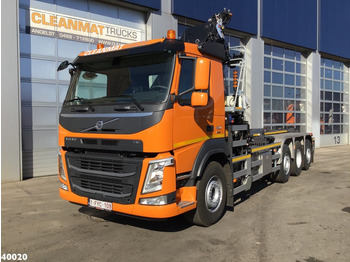 Lastväxlare lastbil, Kranbil Volvo FM 420 8x2 HMF 28 ton/meter laadkraan Welvaarts weighing system: bild 2