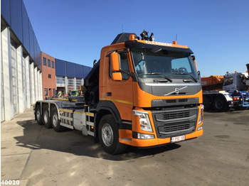 Lastväxlare lastbil, Kranbil Volvo FM 420 8x2 HMF 28 ton/meter laadkraan Welvaarts weighing system: bild 5