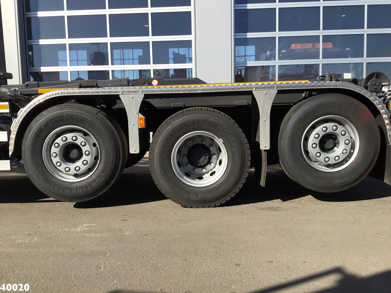 Lastväxlare lastbil, Kranbil Volvo FM 420 8x2 HMF 28 ton/meter laadkraan Welvaarts weighing system: bild 10