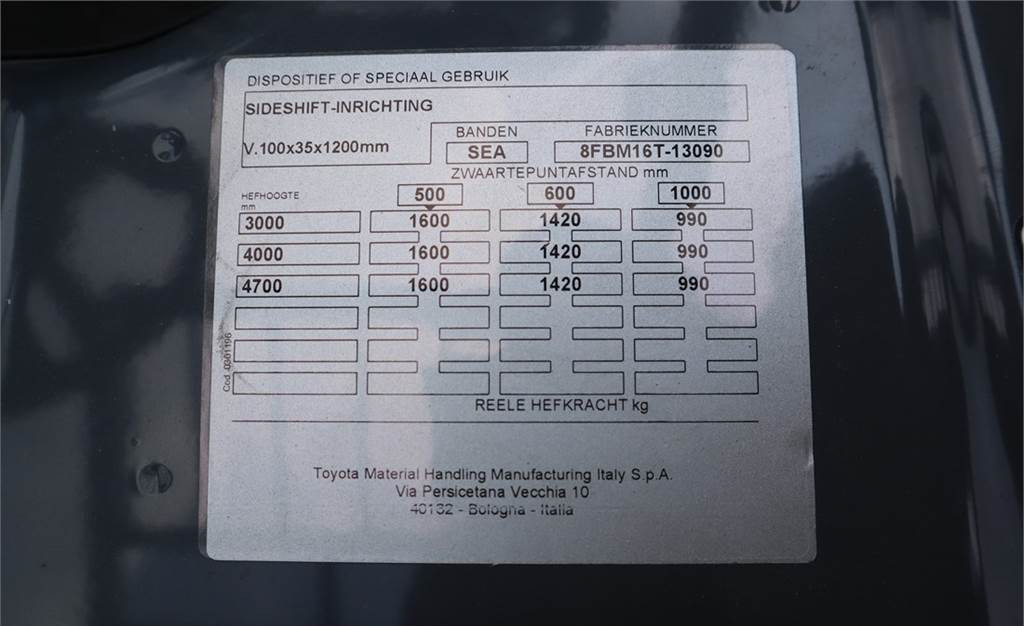 Dieseltruck Toyota 8FBM16T Valid inspection, *Guarantee! Electric, 55: bild 16