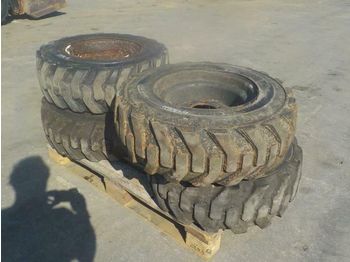 Däck och fälgar för Kompaktlastare/ Slirstyrda lastare 10-16.5NHS Tyres to suit Skidsteer Loader, Rims (4 of): bild 1