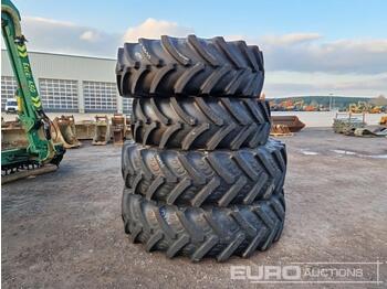  Set of Tyres and Rims to suit Valtra Tractor - Däck