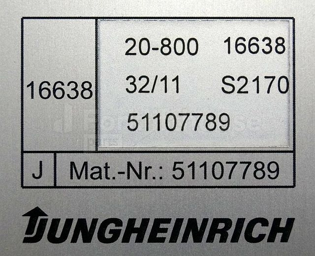 Kontrollenhet för Materialhanteringsutrustning Jungheinrich 51107789 Rij/hef/stuur regeling Drive/Lift/steering controller from EKS312 year 2011 sn. S2170: bild 3