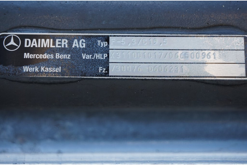 Framaxel för Lastbil Mercedes-Benz F-5.3/C19.5: bild 2