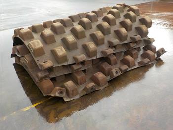 Pad Foot Shells to suit Hamm Roller (3 of) - Reservdelar