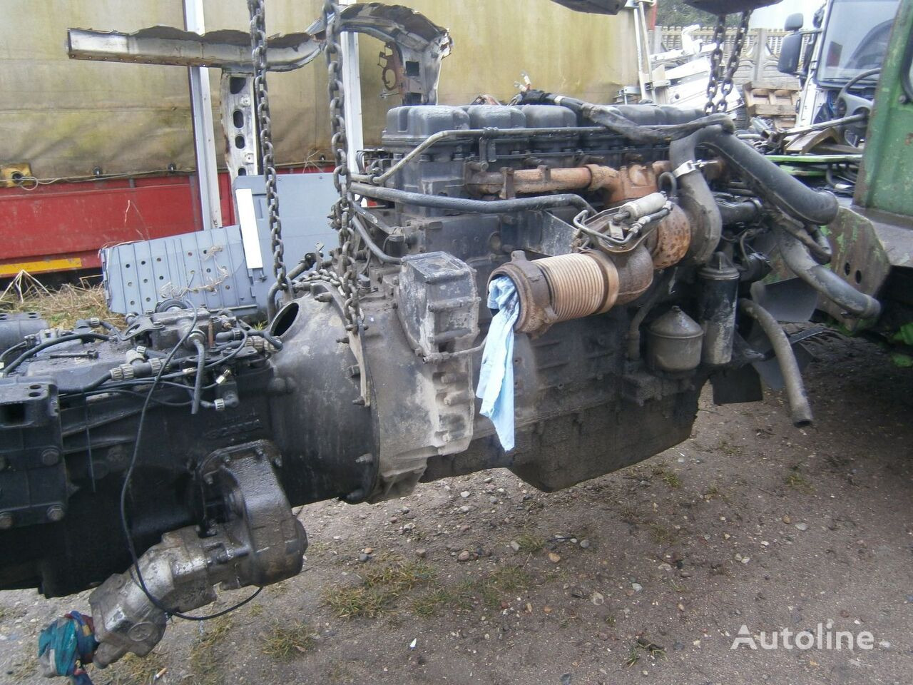 Motor för Lastbil Scania 124 R 380 DC1102   Scania 124: bild 2