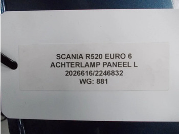 Scania R520 2026616/2246832 ACHTERLICHTPANEEL L EURO 6 - Bakljus för Lastbil: bild 3