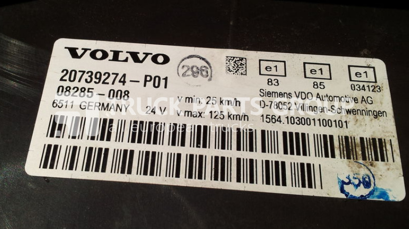 Instrumentbräda för Lastbil VOLVO FH12, combination kit, instrument panel, dashboard 20739274: bild 7