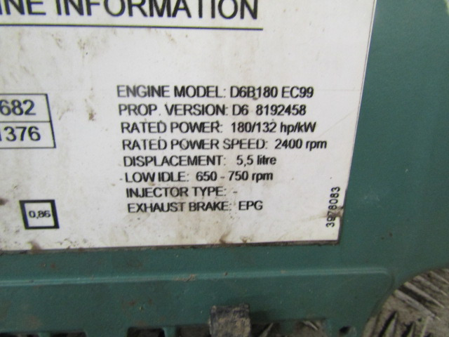 Kontrollenhet för Lastbil VOLVO FL6 D6B 180 ENGINE ECU O/NO 03161965 – PO3: bild 2