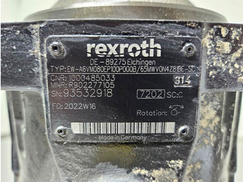 Hydraulik för Byggmaskiner WACKER NEUSON 1000485033-Rexroth A6VM080EP-Drive motor: bild 4