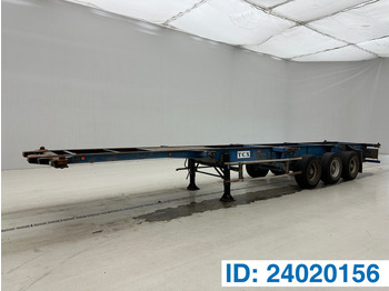 Containerbil/ Växelflak semitrailer FRUEHAUF