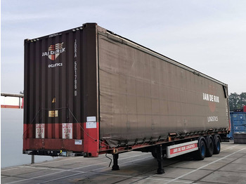 Containerbil/ Växelflak semitrailer HERTOGHS