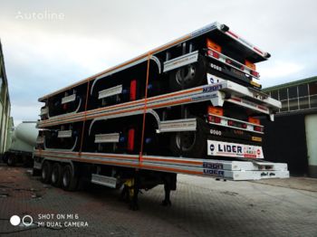 Containerbil/ Växelflak semitrailer LIDER