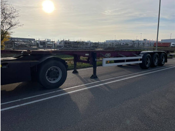 Containerbil/ Växelflak semitrailer VAN HOOL 40'