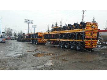 Ny Containerbil/ Växelflak semitrailer för transportering lösa material ALTINORDU 3 and 4 axle FLAT BED SEMI TRAILER: bild 1
