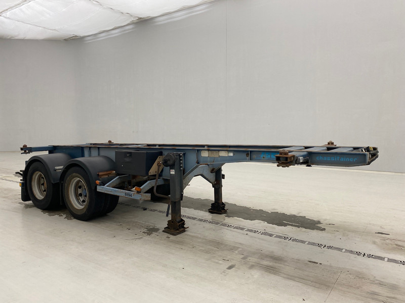 Containerbil/ Växelflak semitrailer ASCA Skelet 20 ft: bild 3
