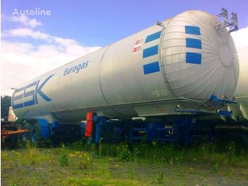 Tanktrailer för transportering gas AUREPA LNG, Methane, Gas Tank, 45000 Liter, Natural gas, Air Liquide cr: bild 1