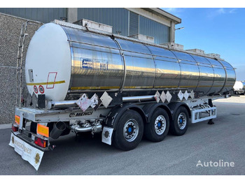 Tanktrailer för transportering kemikalier Bata CISTERNA ADR CHIMICO SOSMA/MENCI 37.370LT: bild 4