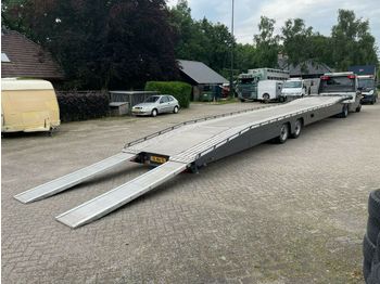 Biltransportbil semitrailer Minisattel car transporter Tijhof 7500 kg