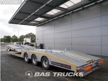 OZSAN NL-registration Ausziebar Galvanized - Biltransportbil semitrailer