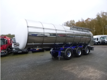 Tanktrailer för transportering livsmedel Burg Food (milk) tank inox 36 m3 / 1 comp + pump / hose reel: bild 1